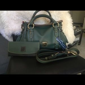 D&B Small Ivy Calf Satchel and Slim Wallet